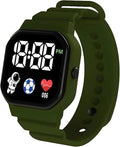 Unisex Kids' LED Spaceman Sports Watch – Shockproof Electronic Wristwatch