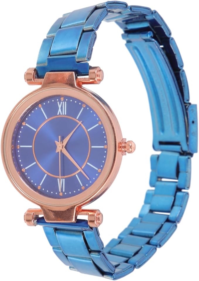2-Piece Ladies' Fashion Quartz Watch Set with Elegant Steel Band