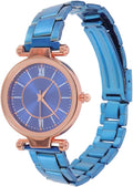 2-Piece Ladies' Fashion Quartz Watch Set with Elegant Steel Band