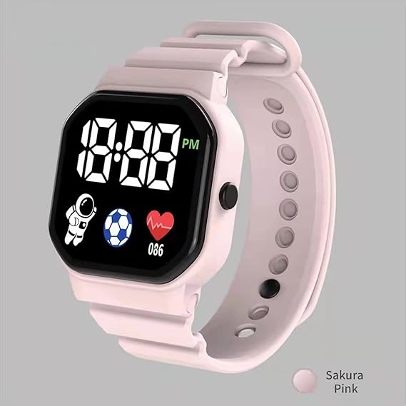 Unisex Kids' LED Spaceman Sports Watch – Shockproof Electronic Wristwatch