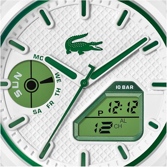 Men's 43.75mm Contemporary Sporty Watch – 10ATM Waterproof with Silicone Strap