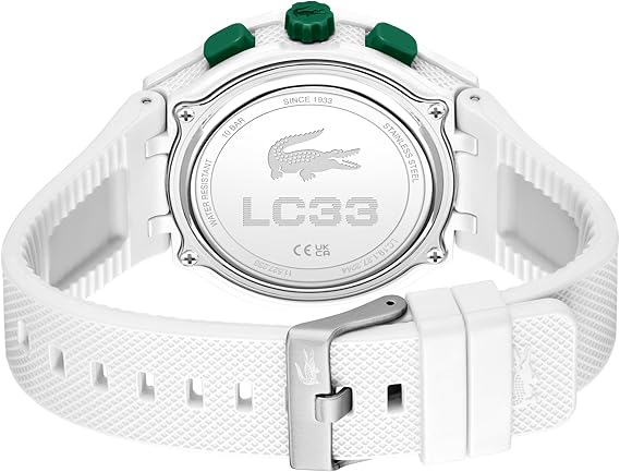 Men's 43.75mm Contemporary Sporty Watch – 10ATM Waterproof with Silicone Strap