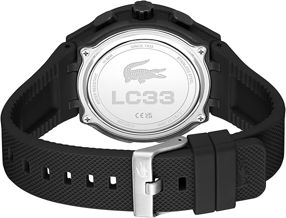 Men's 43.75mm Contemporary Sporty Watch – 10ATM Waterproof with Silicone Strap